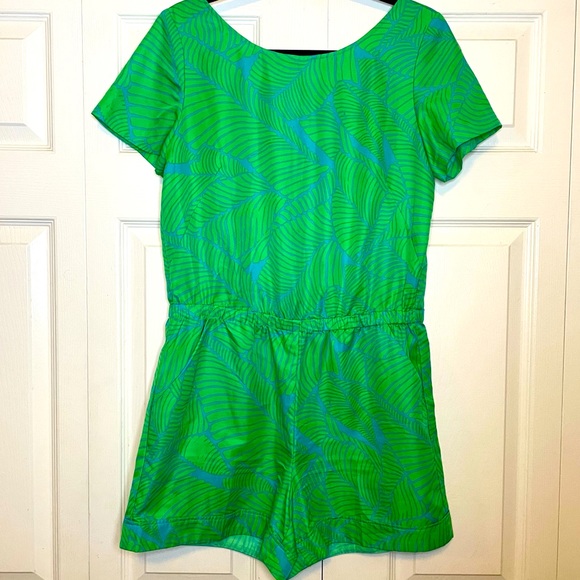 🌴LOFT Tropical Romper Size 6 - Picture 3 of 12